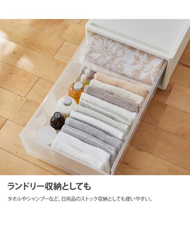 【日本製】押入れにぴったりな奥行74cmのクリアケース Sサイズ4個セット ニッセン nissen_9