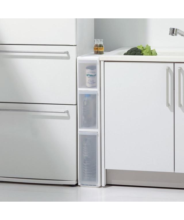 キッチン 収納 日本製 隙間 チェスト 幅14cm 6段 ニッセン nissen