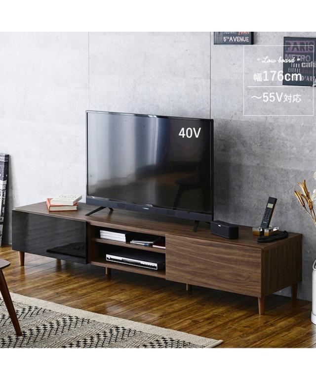コンビネーションカラーのデザインテレビ台 幅118cm ニッセン nissen_10
