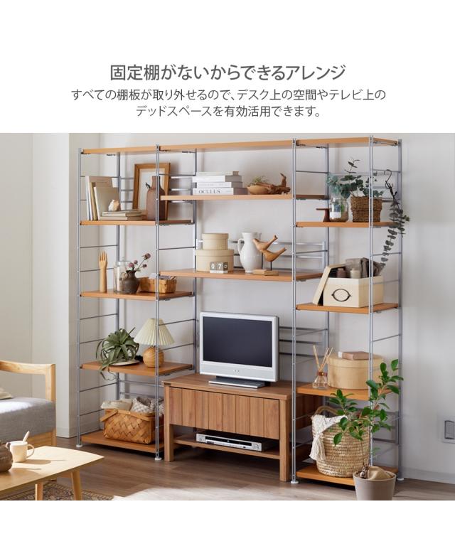 【日本製】組み合わせて使えるスチールラック 幅45cm ハイ/幅60cm ハイ/幅90cm ミドル ニッセン nissen_10