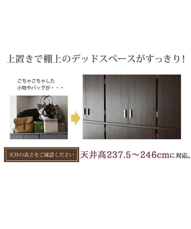 組み合わせが選べる壁面 ワードローブ 上置き ニッセン nissen_4