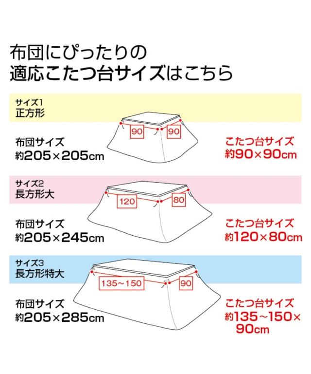 こたつ 布団 日本製 綿100％ しじら柄 ボリューム大判 掛け 長方形特大 285×205cm /長方形超特大 315×205cm ニッセン nissen_6