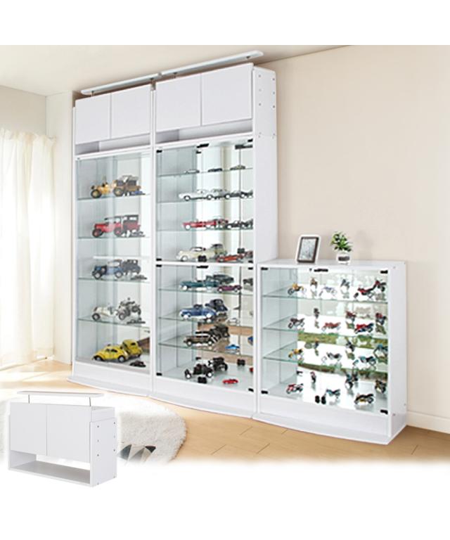 ラック コレクションラックハイタイプ専用上置き 〜90cm ニッセン nissen