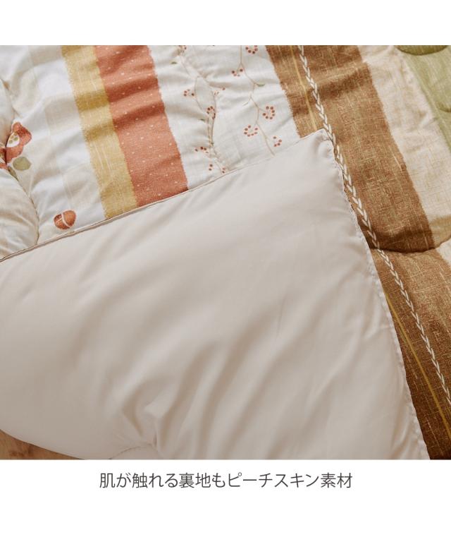こたつ 布団 セット 日本製 掛け 大判 掛敷 つばき 長方形大2点セット ニッセン nissen_6