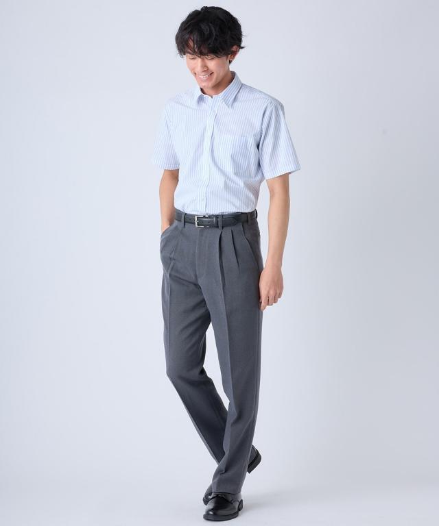 ワイシャツ 大きいサイズ ビジネス メンズ 抗菌防臭形態安定 半袖 3枚組 レギュラー カラー 標準シルエット 7L/8L ニッセン nissen_11