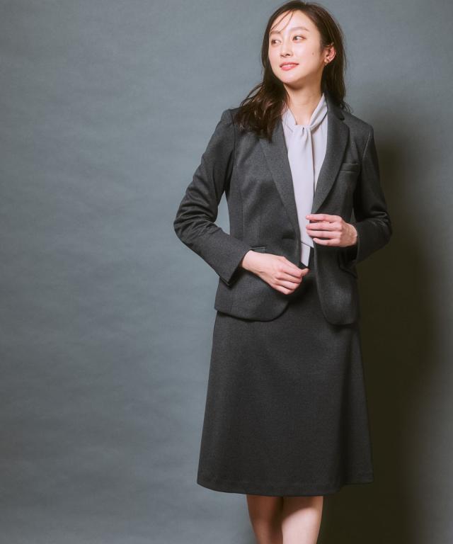 スーツ スカート レディース SOBODY カノコ ジャージ ー 4L〜6L ニッセン nissen_17
