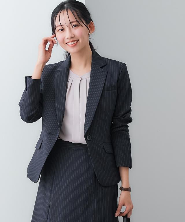 スーツ レディース バスト ＋3cm 大きい グラマーサイズ 洗える