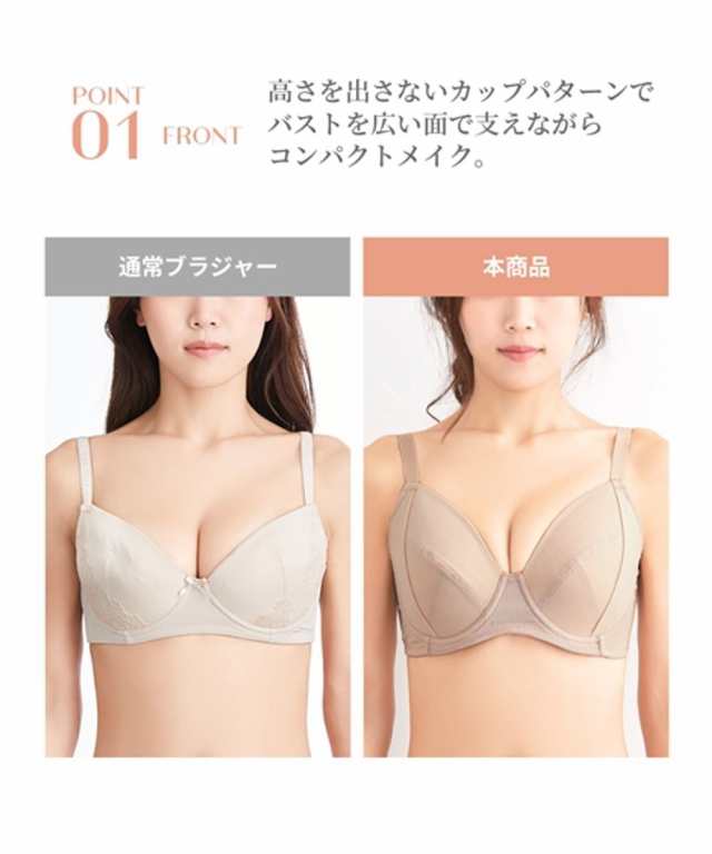 ブラジャー ワイヤー入り レディース 小胸メイク チイサクシヤ