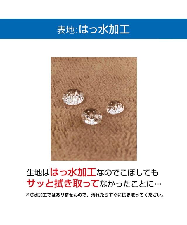 単品配送 こたつ 敷布団 吸湿発熱 はっ水加工付 なめらか フランネル 固わた入 ふっくら 厚み2cm グリーン/グレイッシュパープル/ネイビー/ピーコックグリーン/ブラウン 正方形 190×190cm ニッセン nissenの通販は