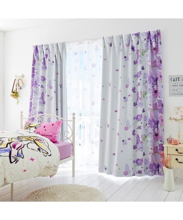 カーテン レース 4枚セット ラプンツェル 幅100 長さ135cm 遮光カーテン レースカーテン ラベンダー系 ディズニー プリンセス インテリの通販はau Pay マーケット ニッセン プレミアムは00円以上送料無料