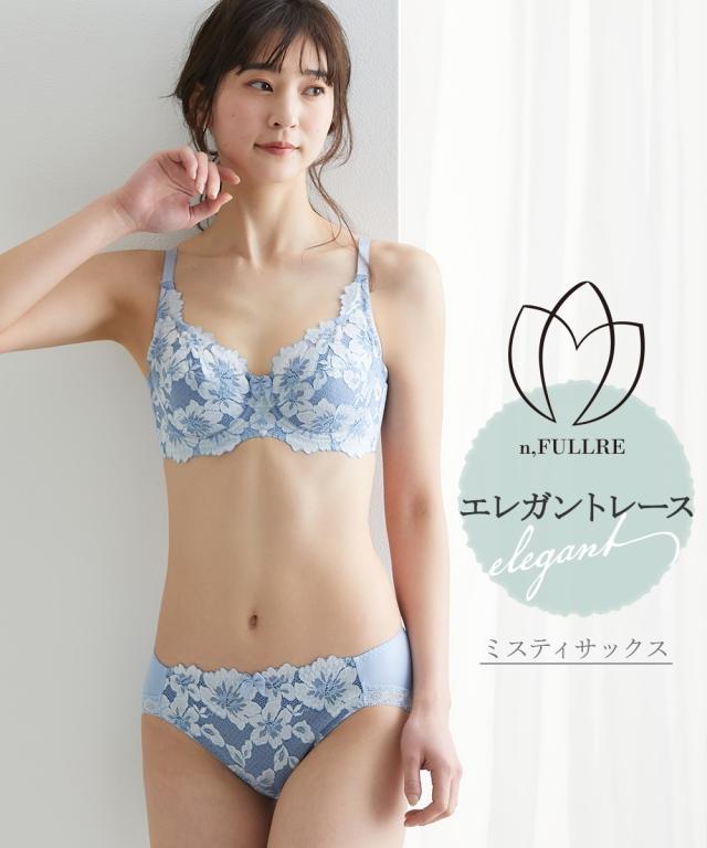 ブラジャー ショーツ セット レディース フルカップ 大花