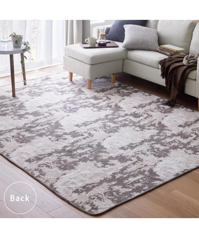 マルチカバー やわらかな肌ざわり 上品 リバーシブル キルト グレー/パープル/ピンク 約200×250cm ニッセン nissen_8