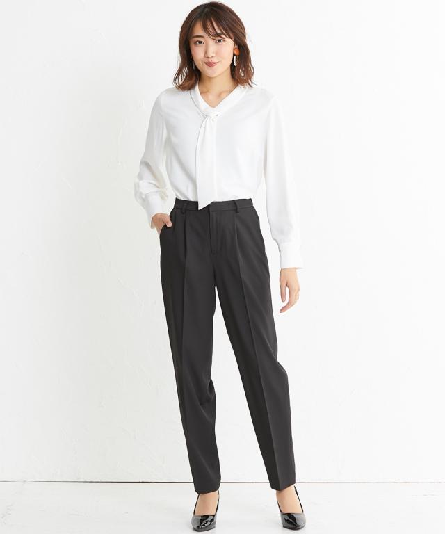 スーツ レディース 2パンツスーツ 3点セット ノーカラー ジャケット 色違いテーパード 2本 ネイビーjk ネイビーpt グレーpt 黒jk 黒の通販はau Pay マーケット ニッセン プレミアムは00円以上送料無料