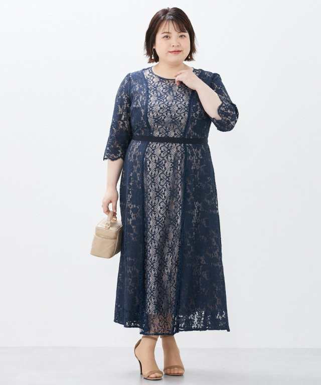 ニッセンCallarus Panel Lace Onepiece Dress