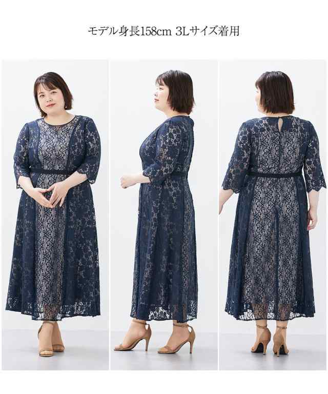 ニッセンCallarus Panel Lace Onepiece Dress