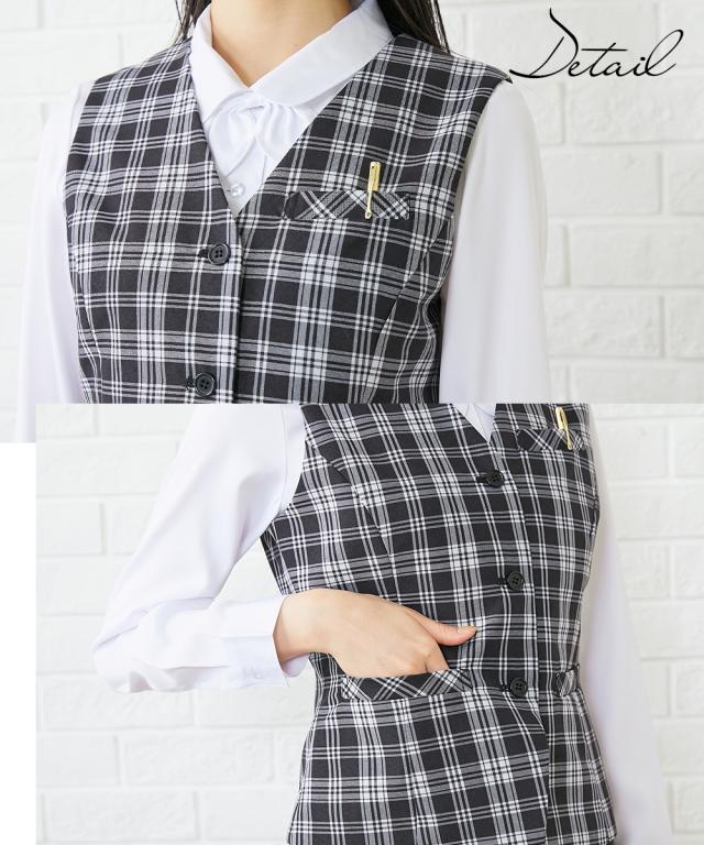 事務服 ベスト スカート スーツ レディース セット 2スカート プリーツ
