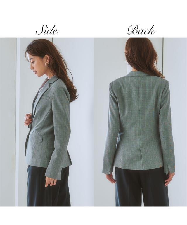 ジャケット レディース セットアップ対応 テーラード 上下別売 多機能