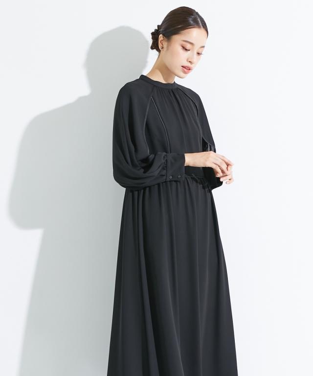 喪服 礼服 ワンピース 大きいサイズ レディース Callarus 洗える 防