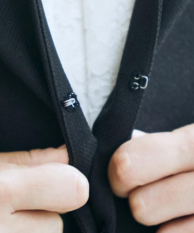 フォーマル 2点セット トールサイズ レディース 入学式 卒業式 ロング丈 ジャケット ＋ パンツ 黒 M/L ニッセン nissen agesugi_sfaの通販は