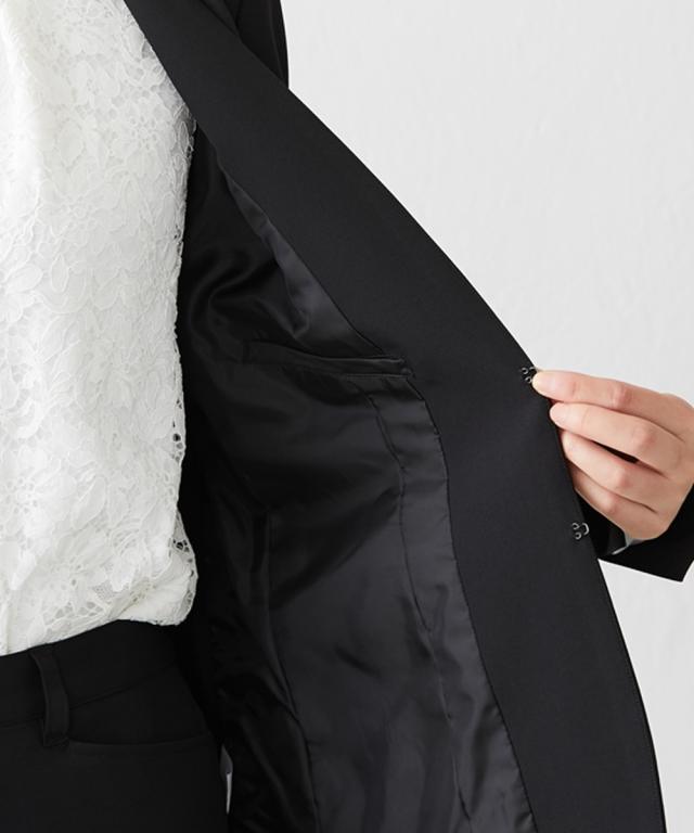 スーツ パンツ トールサイズ レディース 洗える タテヨコ ストレッチ