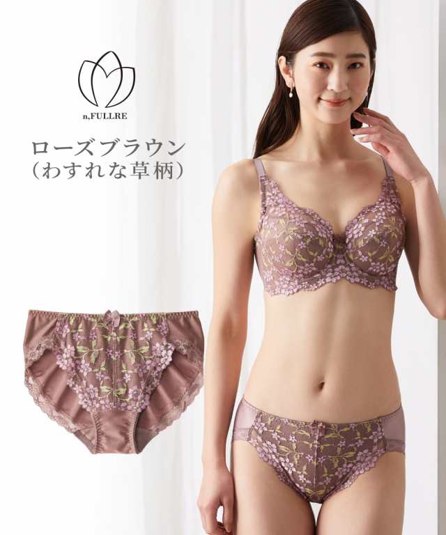 ショーツ やや深ばき 編レース ペア 小花 ( トリンプ ) M/L/LL