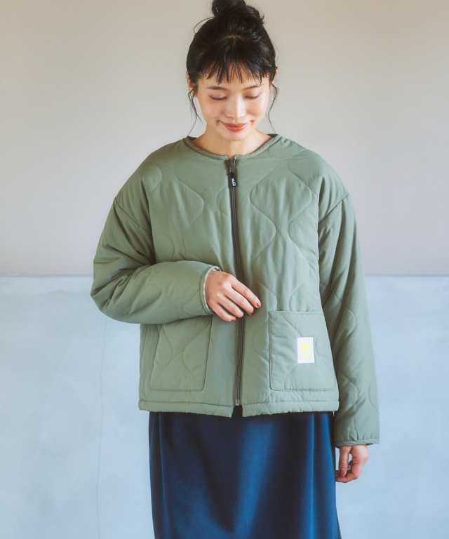 レディース moz モズ 中綿キルティングリバーシブル ブルゾン カーキ×オフホワイト/黒×オフホワイト S/M/L/LL ニッセン nissenの通販はau PAY マーケット - ニッセン|プレミアムは2000円以上送料無料 レディース moz モズ 中綿キルティングリバーシブル ブルゾン カーキ×オフホワイト/黒×オフホワイト S/M/L/LL ニッセン nissenの通販はau PAY マーケット - ニッセン|プレミアムは2000円以上送料無料