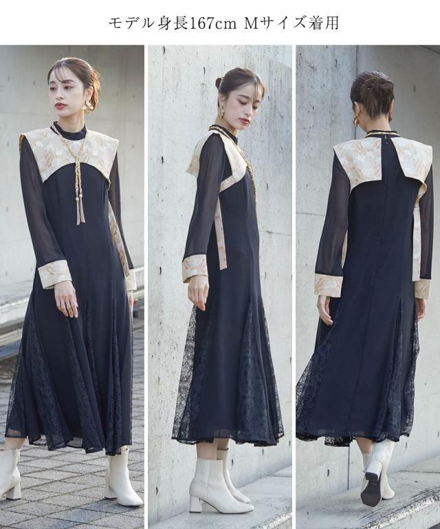 ワンピース Callarus Switching Jacquard Onepiece M Callarus Switching Jacquard Onepiece M