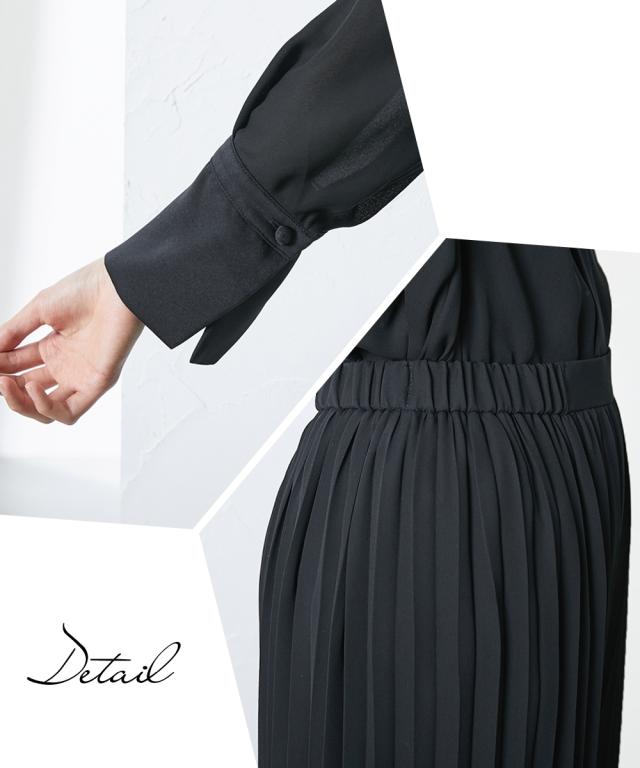 喪服 スーツ パンツ レディース 礼服 Callarus 日本製生地使用防しわ