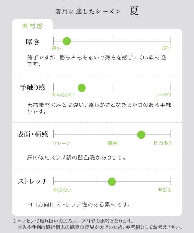 スーツ パンツ 大きいサイズ レディース ストレッチ ロング丈 ノーカラー ジャケット ＋テーパード 多機能 リネン ライクシリーズ グレージュ/スモーキーブルー/ネイビー 4L/5L/6L ニッセン nissen_17
