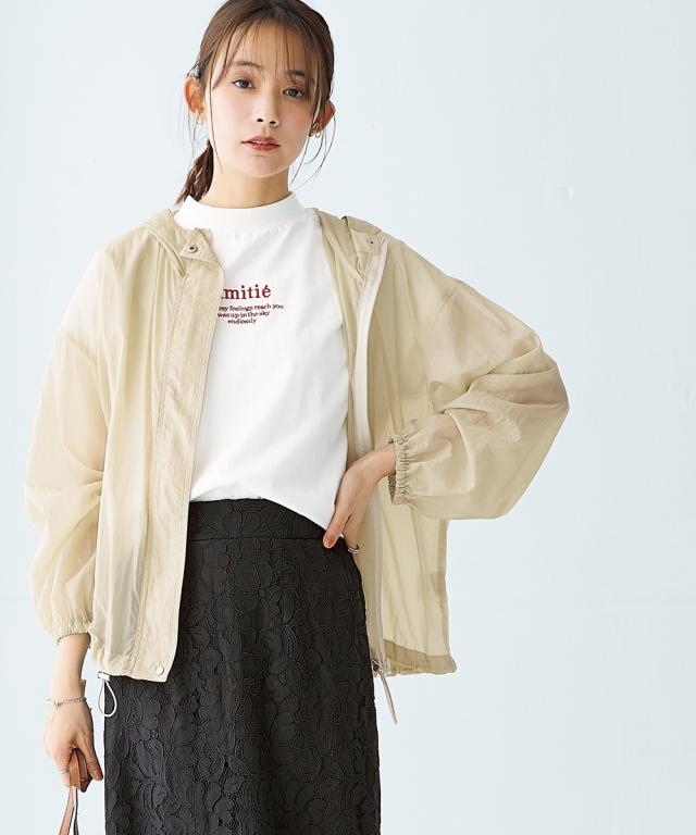 お化粧感覚でパっと着映える 華やかプリーツ遣いの軽やか中わたブルゾン　Sサイズ お化粧感覚でパっと着映える 華やかプリーツ遣いの軽やか中わた