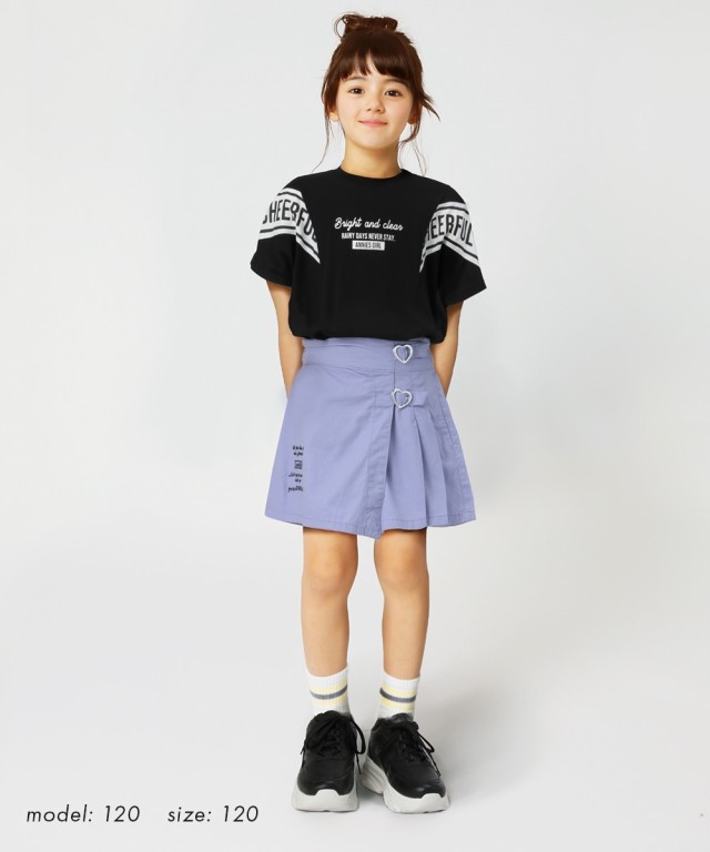 キュロット スカート キッズ ラップ 女の子 子供服 ジュニア服