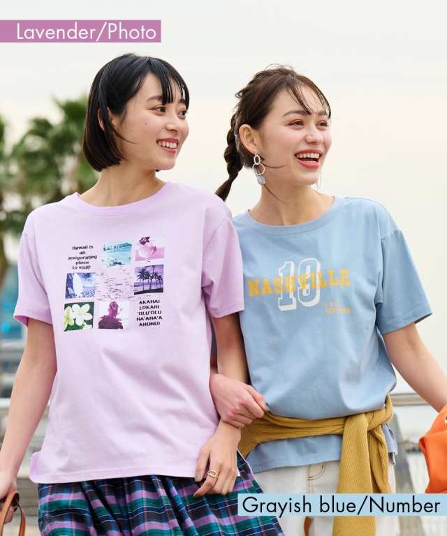 中野Off-White　レディース　tシャツ　ピンク　Lサイズ トップス