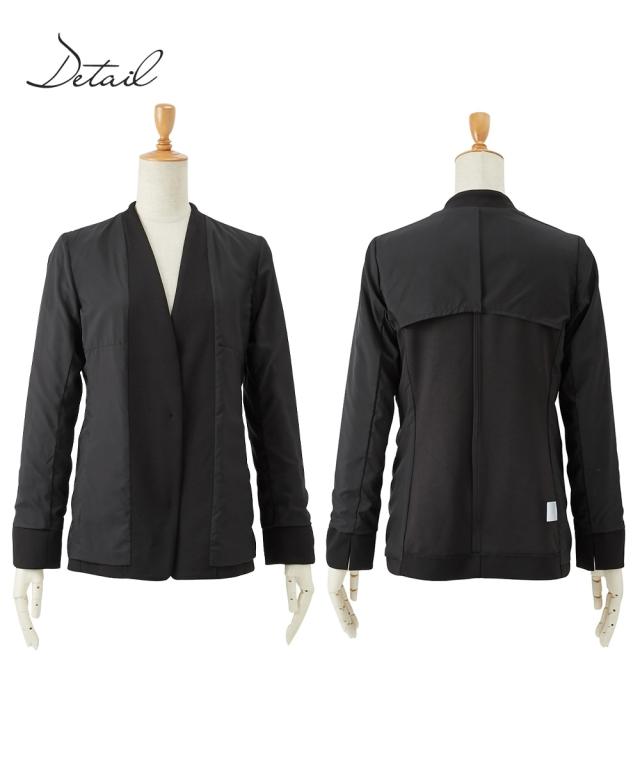 スーツ スカート レディース 自転車に乗れる ノーカラー ジャケット ＋