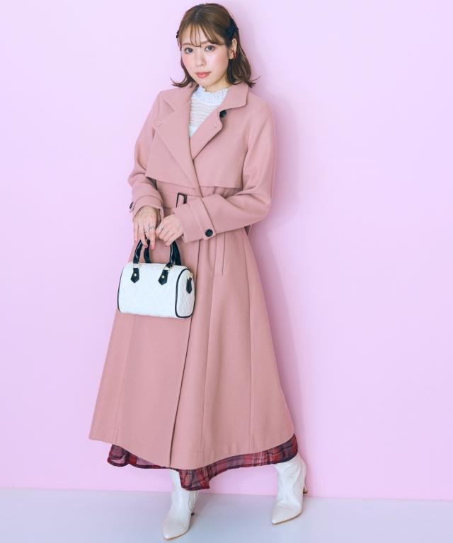 コート 大きいサイズ レディース 2way カラー ロング marun L/LL/3L/4L 