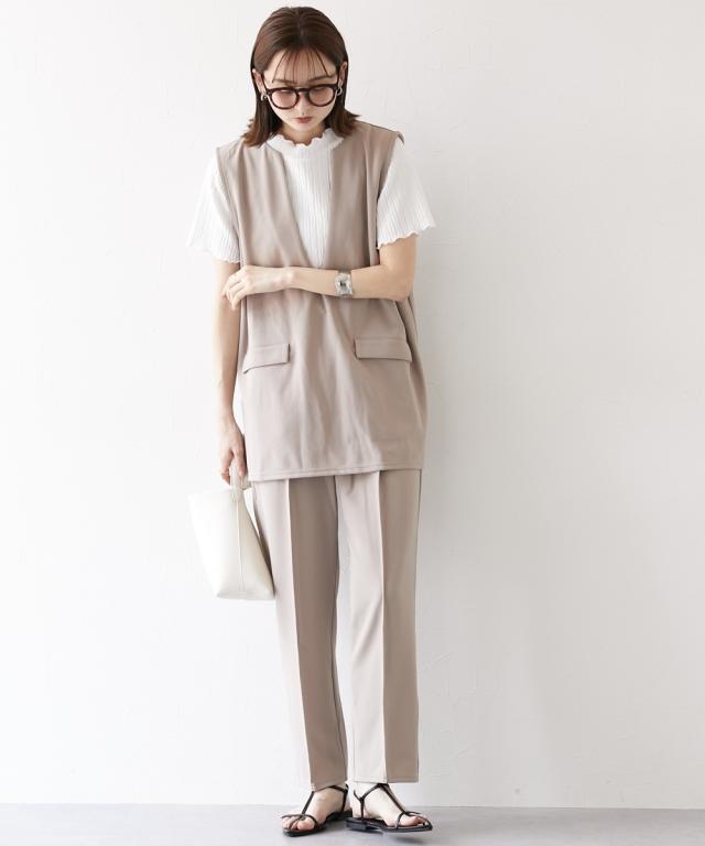 ベスト レディース セットアップ ポケット付 ＋ パンツ S/M/L/LL