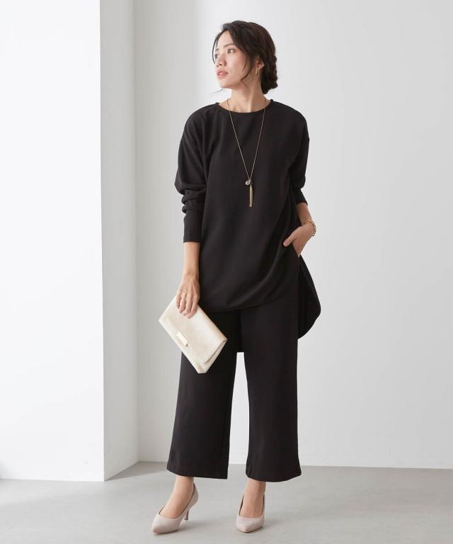 シニアファッション】リラックスジャージセットアップ ニッセン nissen