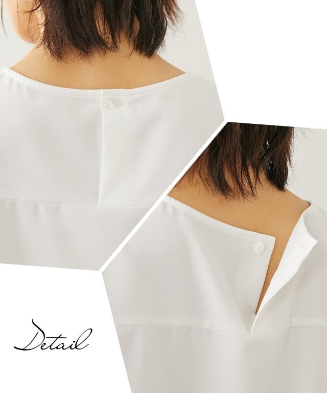 【入学式・卒業式・フォーマル】ノーカラーゴールドボタンジャケット3点セット（ジャケット＋ブラウス＋ワイドパンツ） 〔Neina〕 ニッセン nissen agesugi_sfaの通販は