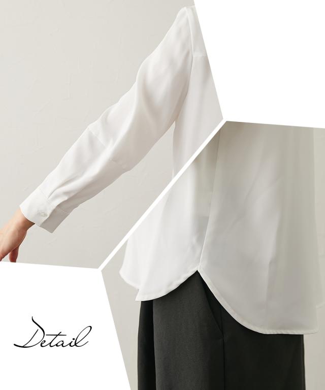 【入学式・卒業式・フォーマル】ノーカラーゴールドボタンジャケット3点セット（ジャケット＋ブラウス＋ワイドパンツ） 〔Neina〕 ニッセン nissen agesugi_sfaの通販は