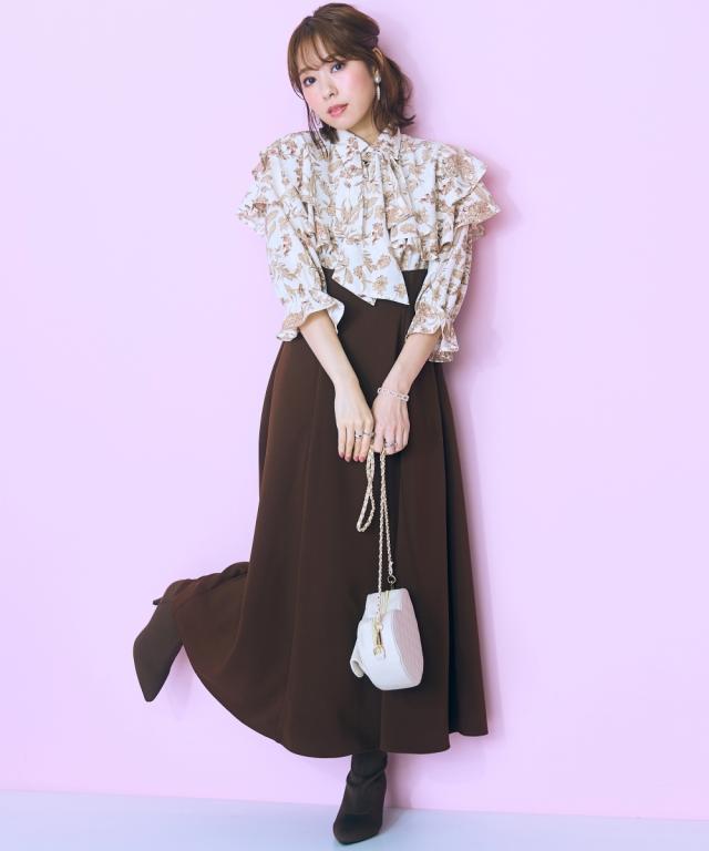 BEARNELEY ドット柄 長袖 ロングワンピース サイズ1 BEARNELEY ドット柄 長袖 ロングワンピース サイズ1（楽天市場