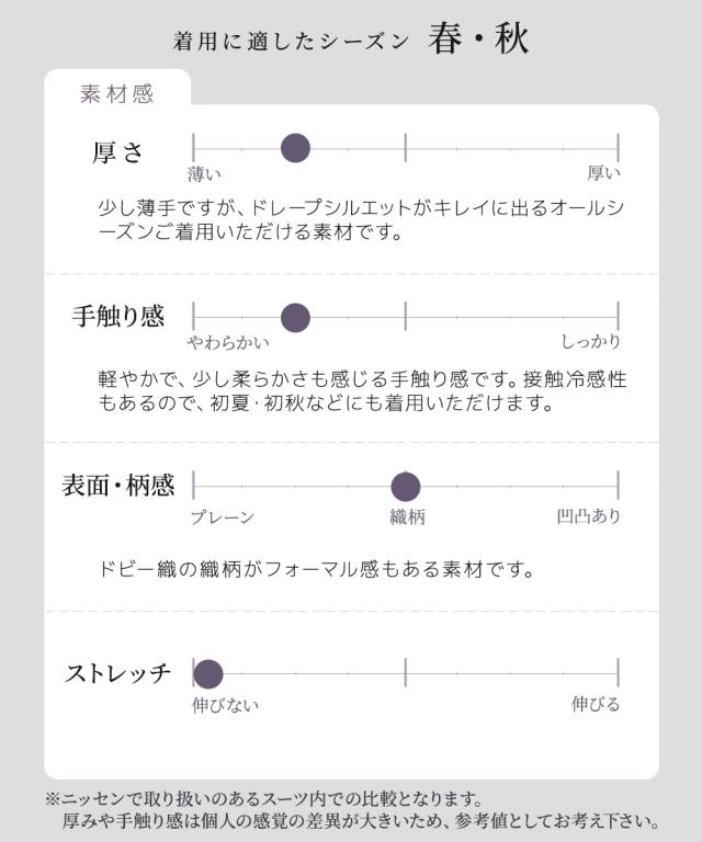 スーツ スカート 大きいサイズ レディース ドビー素材アンサンブル ノーカラー ジャケット ＋共布リボン付フレア ワンピース 4L/5L/6L/8L ニッセン nissen_10