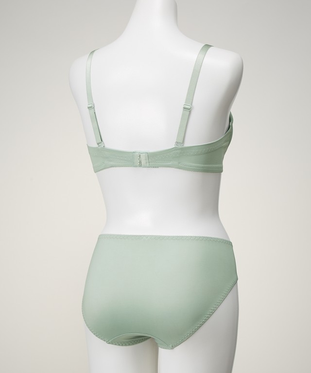 ブラジャー ショーツ セット レディース シンプルシームレス 5セット組  ブラショーツ 女性 インナー パンツ パンティ A70_M〜D80_L ニッセン nissen agesugi_sfaの通販は