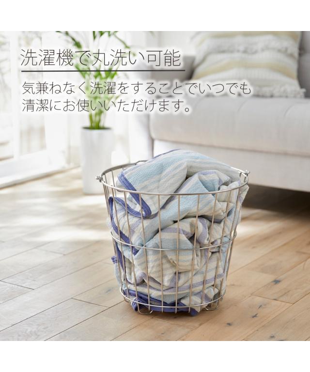 敷きパッド 寝具 綿100％ しじら シャリっと涼感素材 敷パッド シングル ニッセン nissen 敷きパッド・ベッドパッド