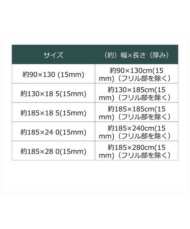 ラグ カーペット 絨毯 洗えるキルトラグ｜ふわ＆くしゅシリーズ サッカー 織 おしゃれ 約185×240 15mm ニッセン nissen_19