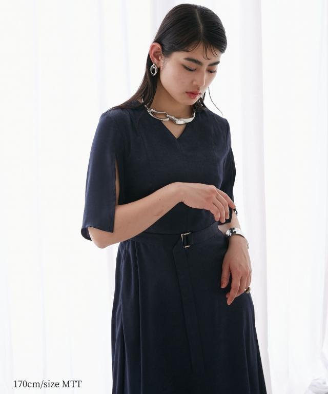 美品 ebure エブール ワンピース ロング 裏毛 スウェット 24春夏