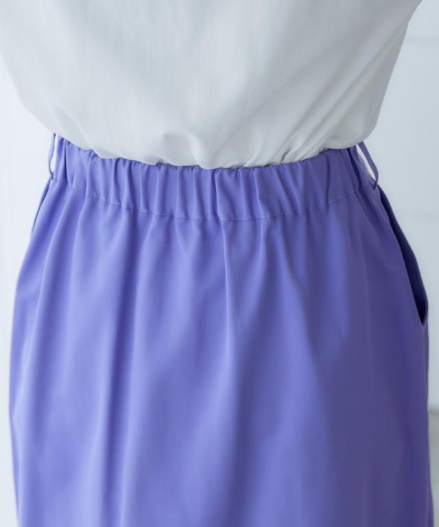 ロングスカート 大きいサイズ レディース ウエスト デザイン スカート