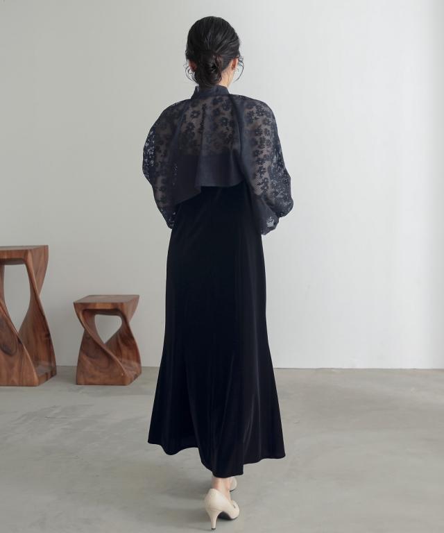 ☆美品☆ニアナ アサクラ 2way ボレロ・ワンピース オケージョン ニアナ niana Many wayゴールドフラワードレス 2点セット ボレロ