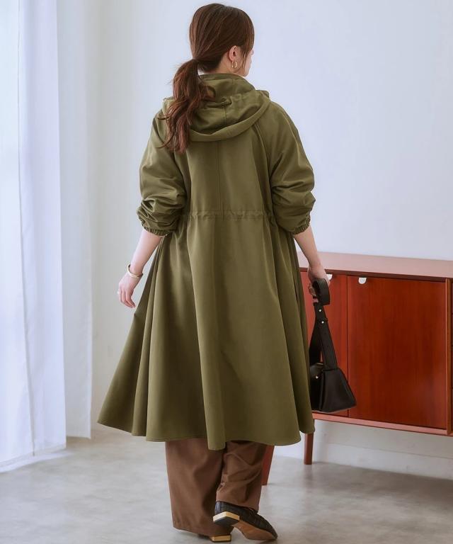 コート アウター レディース はっ水 マウンテン パーカー ロング丈 S/M