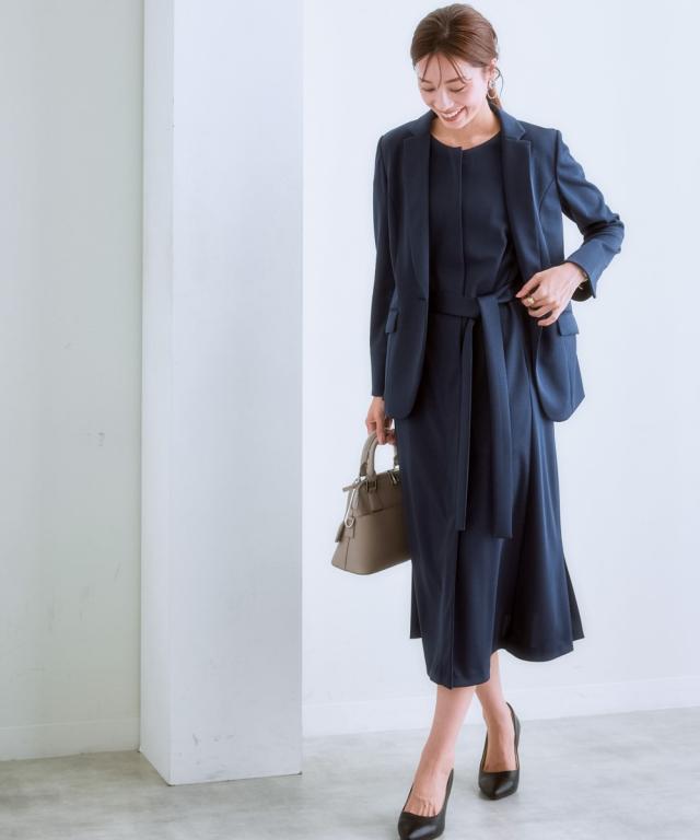 スーツ スカート 大きいサイズ レディース セットアップ対応ジレとして