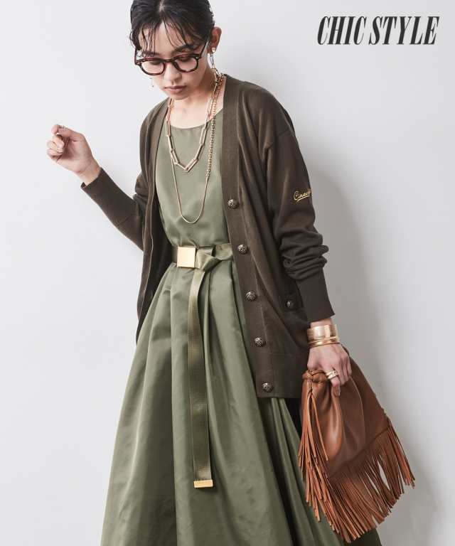 ワンピース ロング マキシ 大きいサイズ レディース ナイロンツイル ノースリーブ シックス タイル  ひざ下 L/LL/3L/4L/5L ニッセン nissen agesugi_sfaの通販は