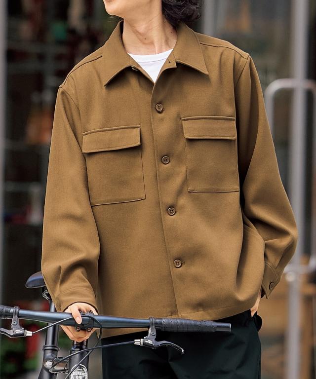 ジャケット アウター メンズ CPO シャツ  ビッグ ラージ 3L〜10L ニッセン nissen agesugi_sfaの通販は